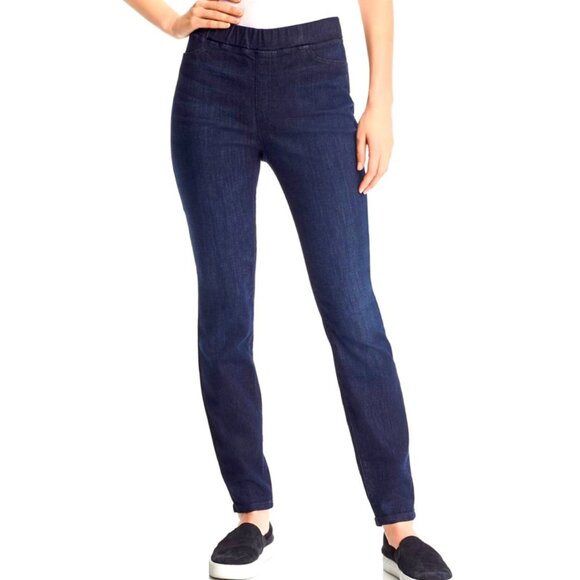 NWT Women's EILEEN FISHER Organic Cotton Stretch Denim Legging Jeans | Size S - Picture 2 of 12